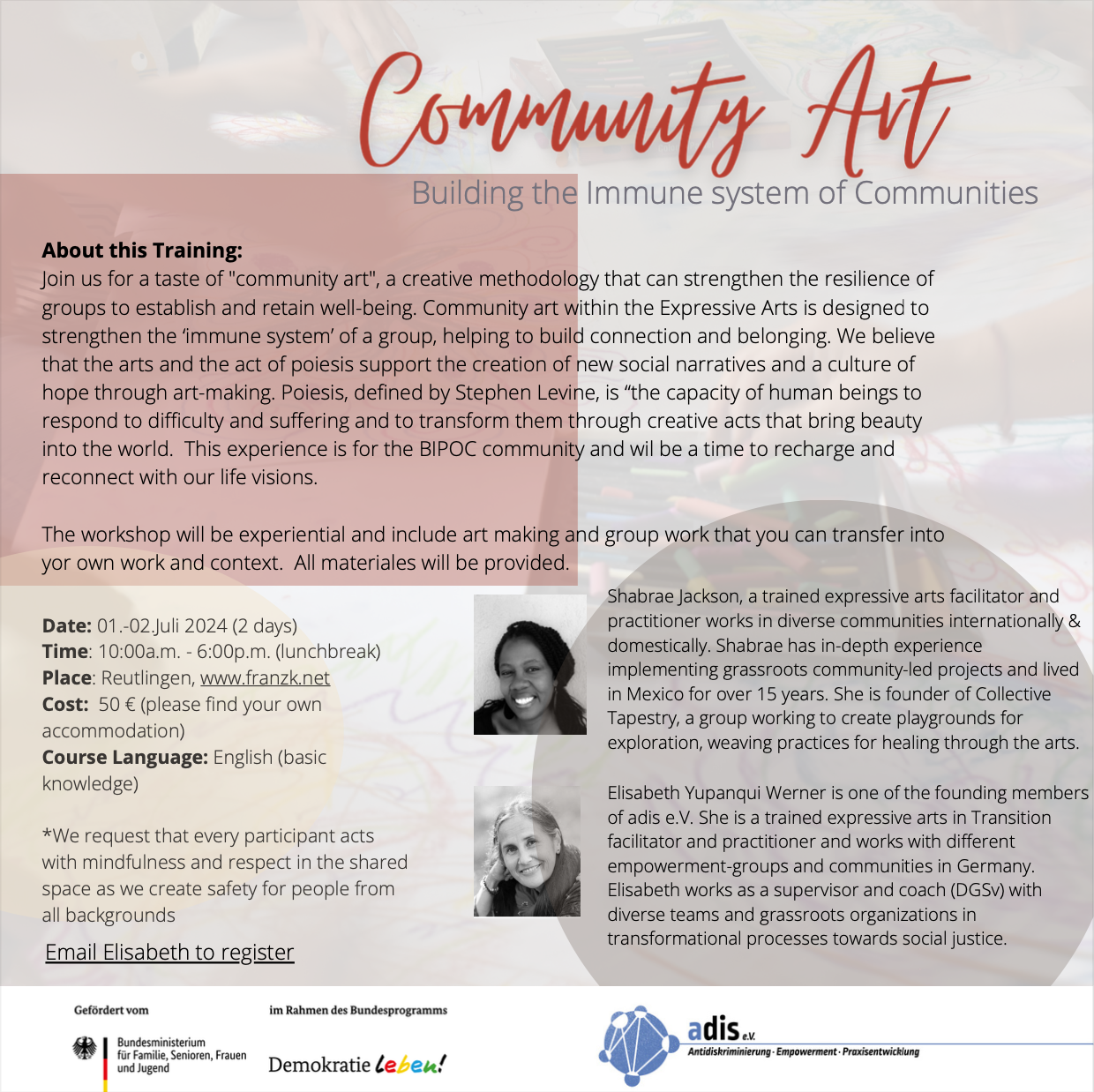 Community Art - Building the Immune system of Communities